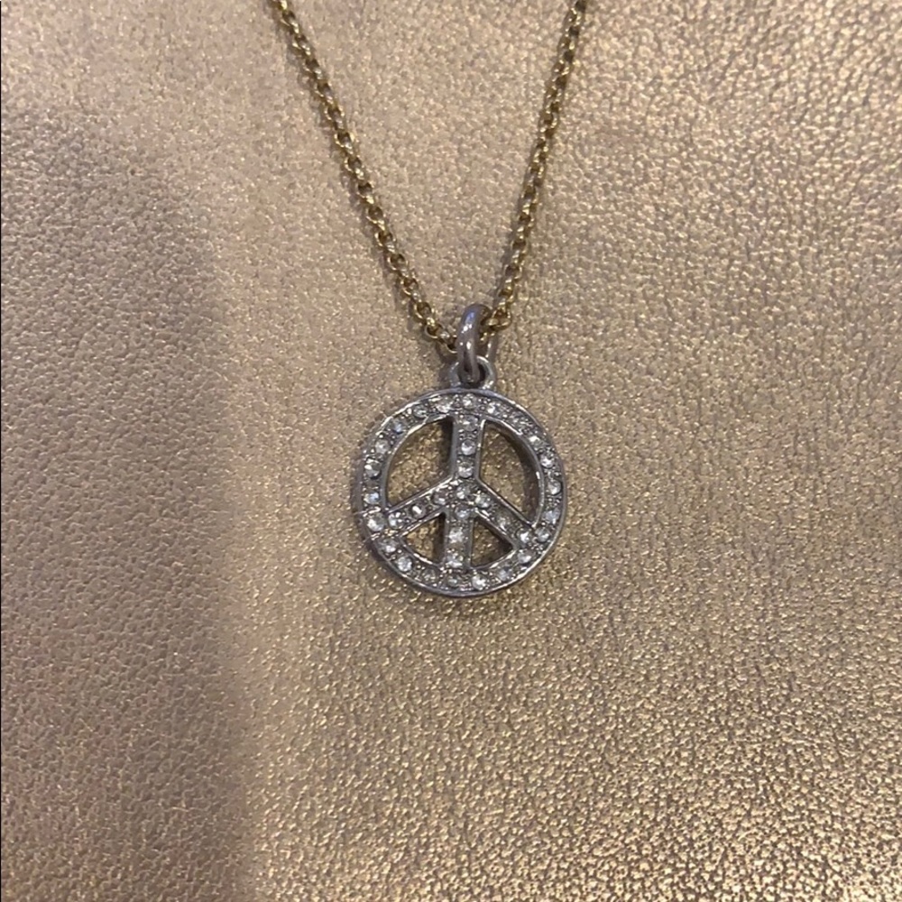 Juicy Couture Peace Sign Necklace ☮️